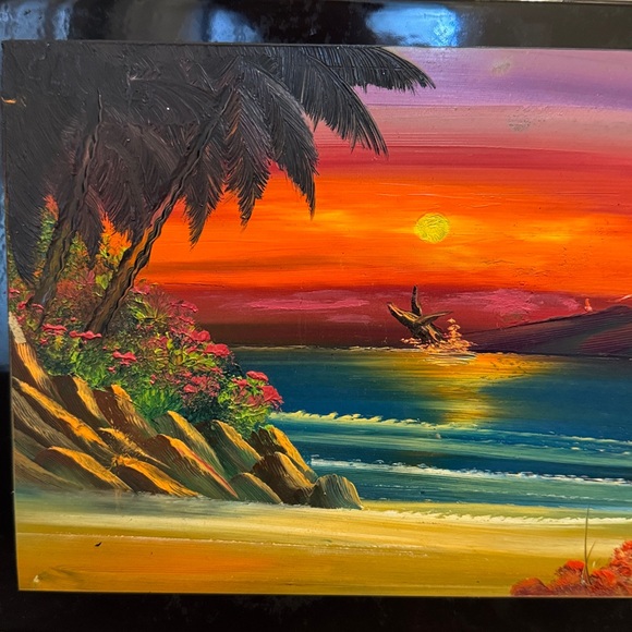 Sunset Beach Wall Art Puerto Vallarta Mexico - Picture 2 of 4